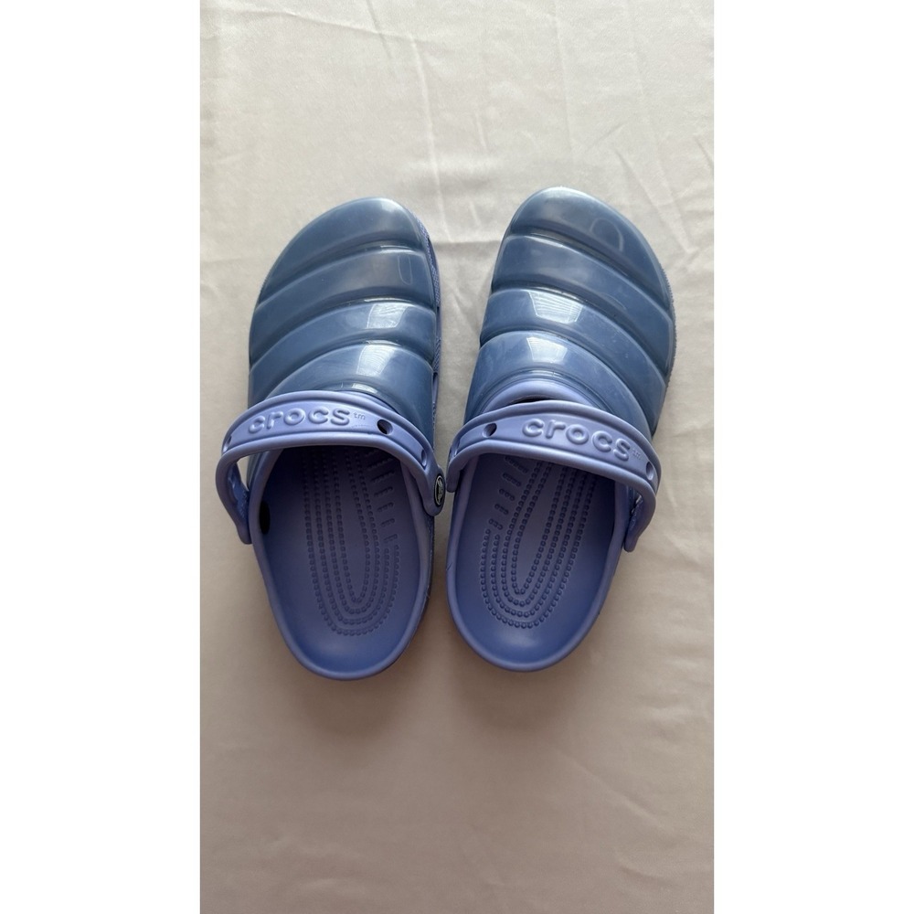 Crocs Women's Neo Puff Light Blue EUC Men 4 Women 6 Water Resistant Vented Shoes - Picture 6 of 6